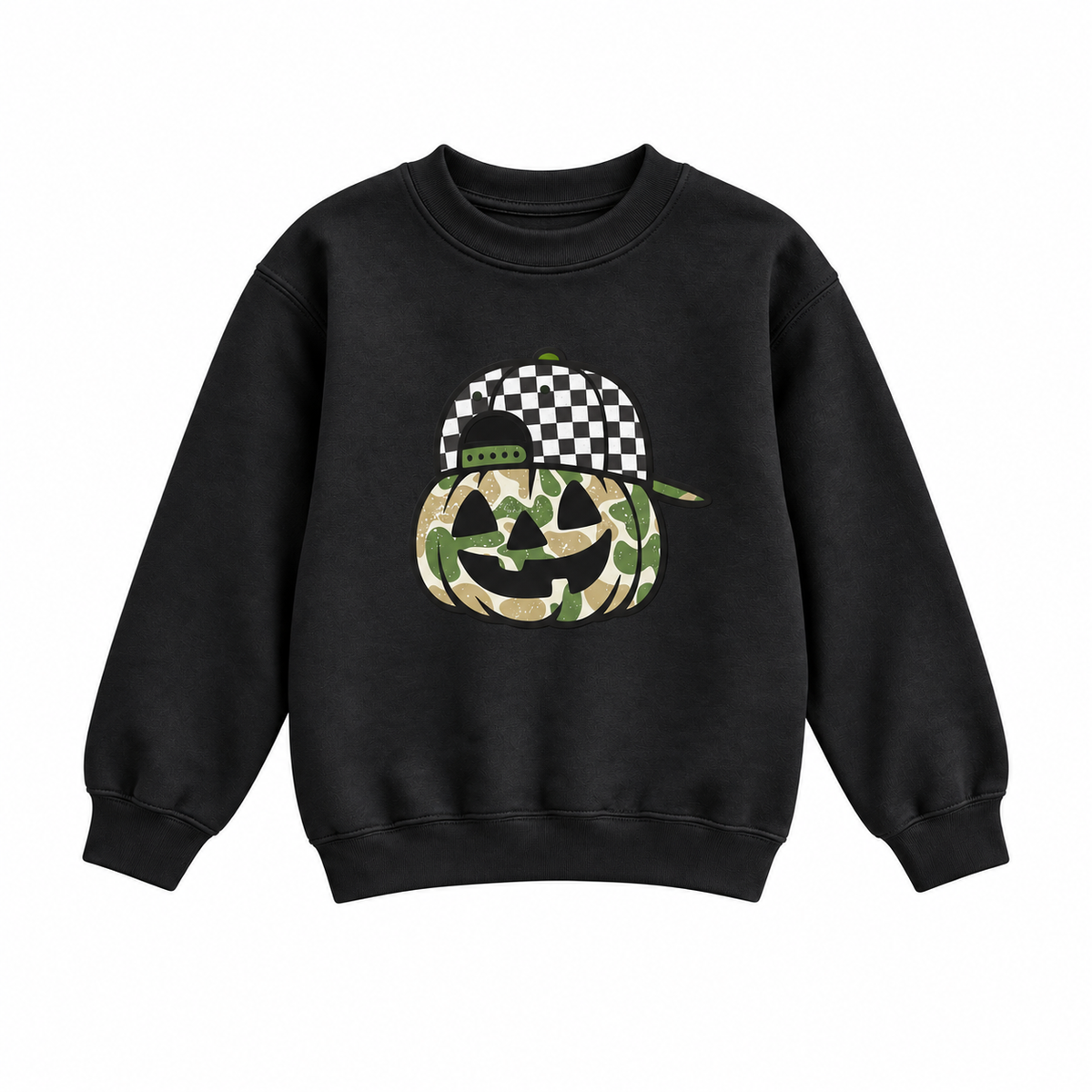 Camo Jack-O-Lantern crewneck Sweatshirt