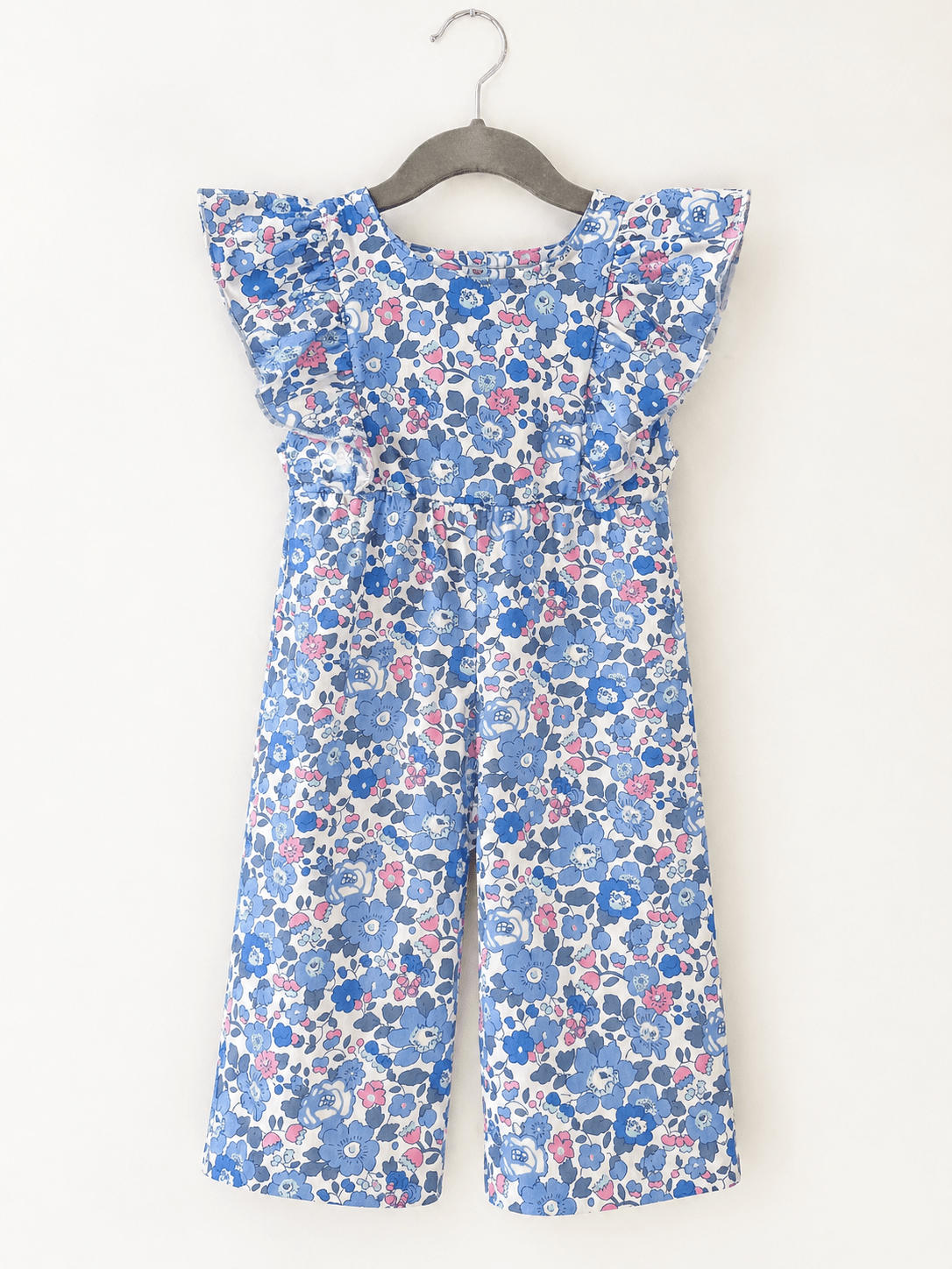 Blue floral romper - Adalynn Leanne