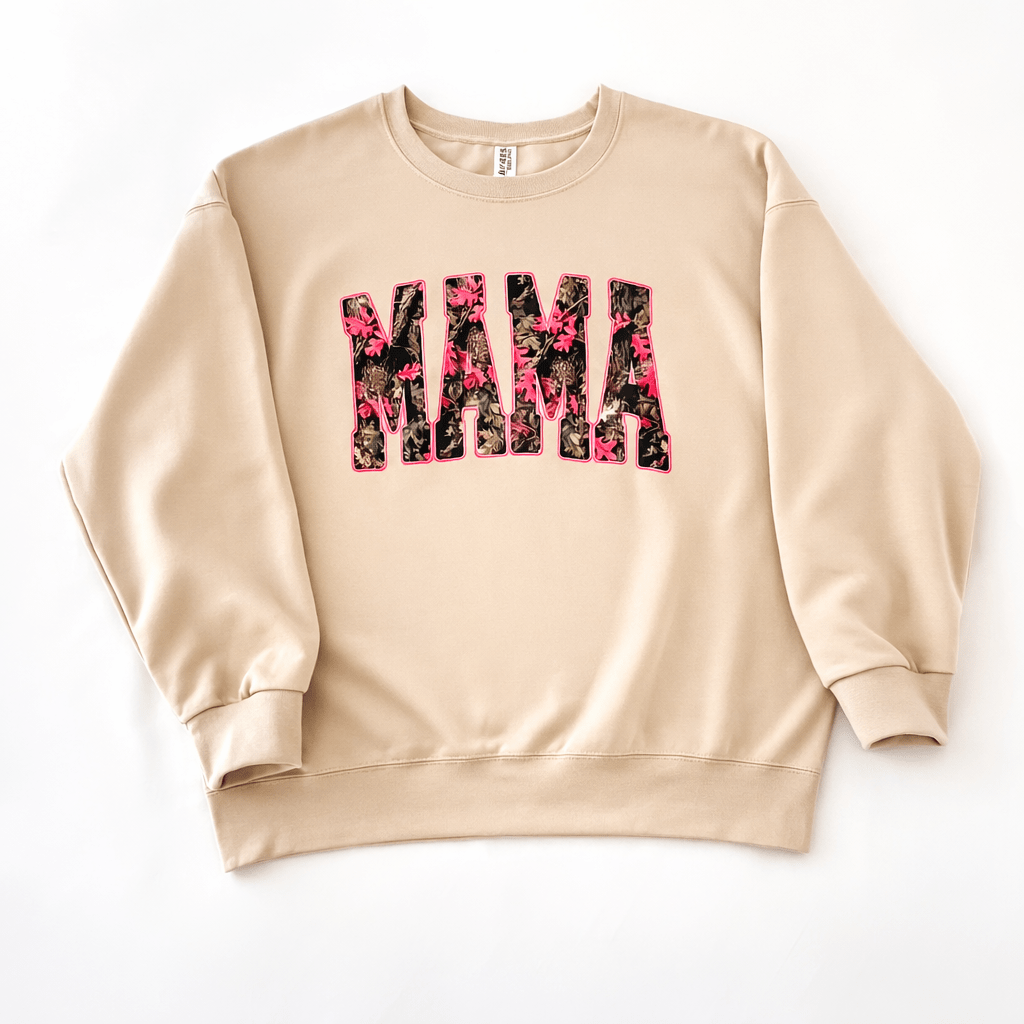 Pink Camo Crewneck Sweatshirt: Comfort & Style Combined - Adalynn LeanneWomen Clothing