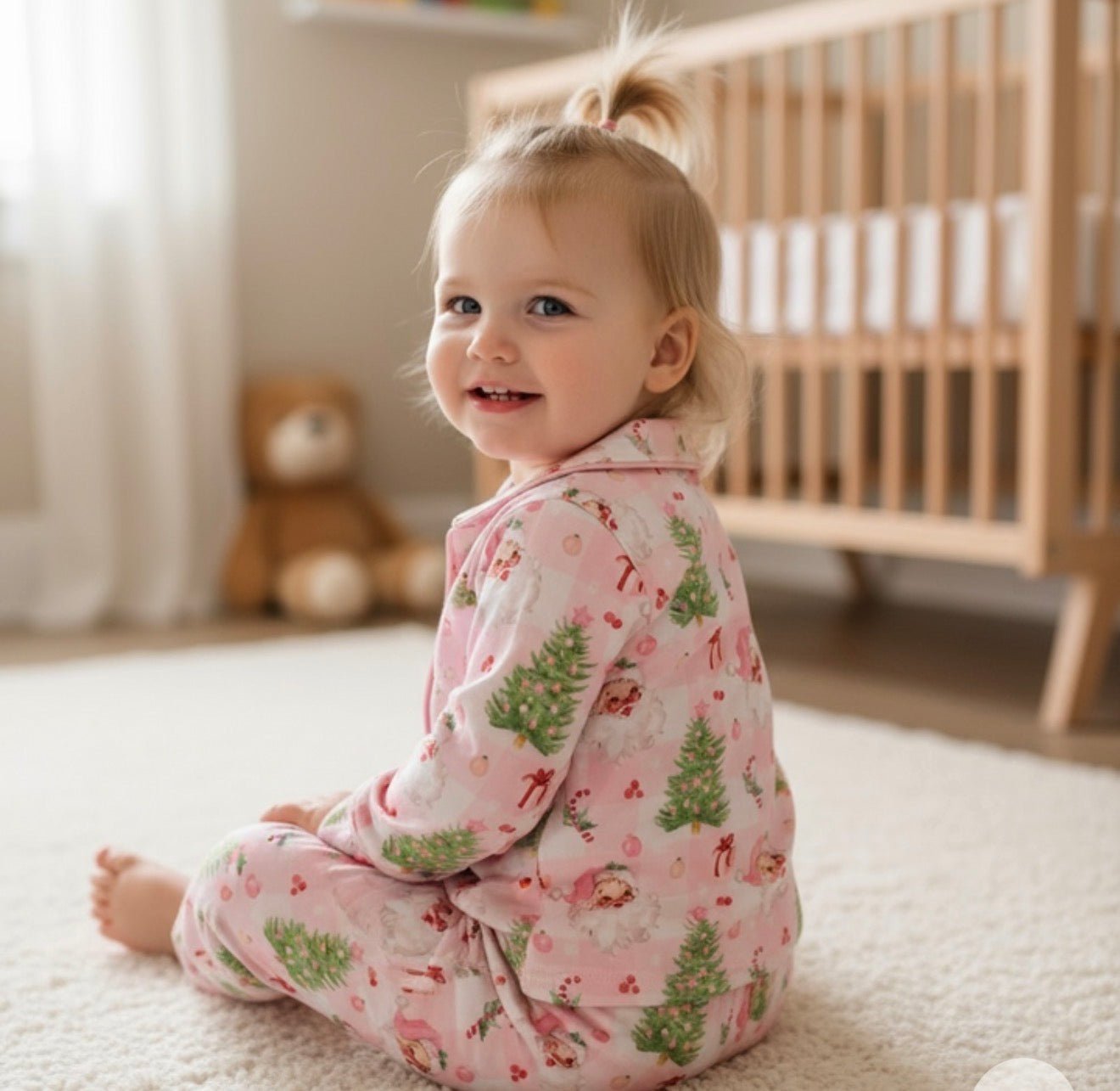 Pink Christmas Pjs - Adalynn Leanne