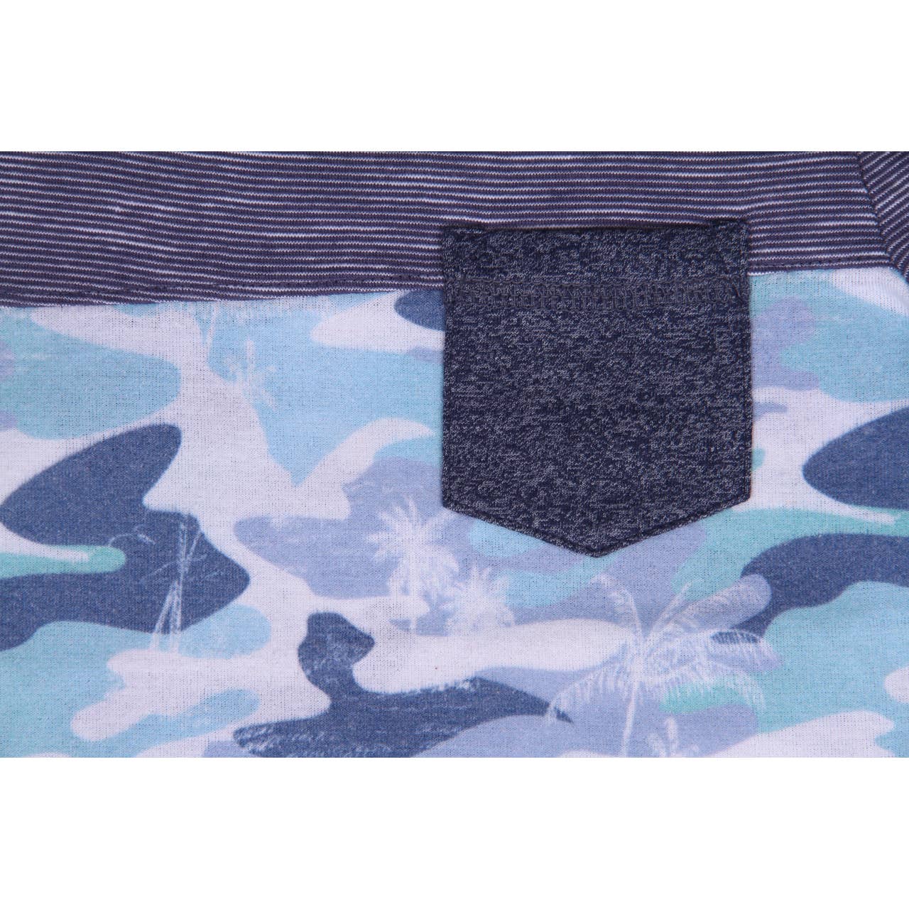 Randy Camo Pocket Tee Lake Blue - Toddler & Small Boys - Adalynn Leanne