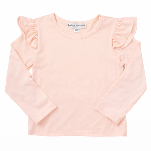 Pink Ruffle Shirt