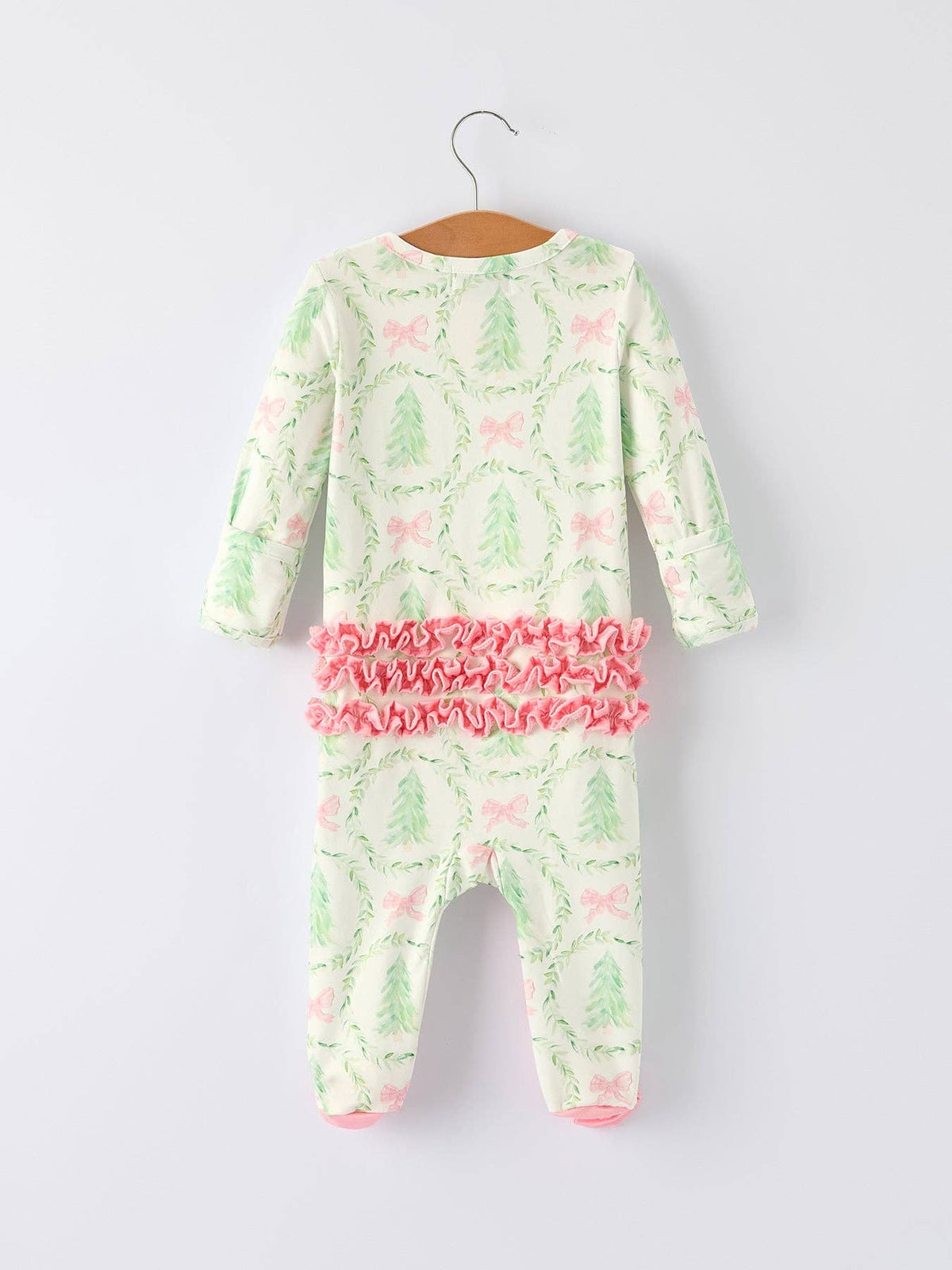 Christmas Tree Ruffle Bamboo Sleeper
