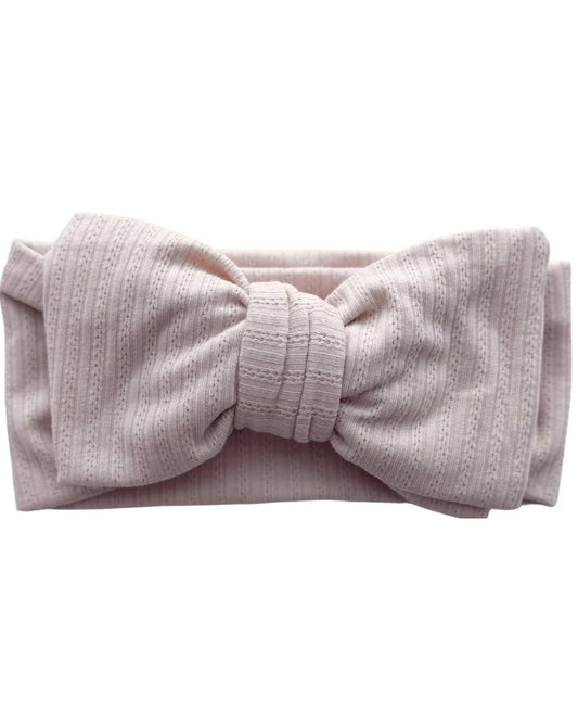 Bow Headband- Shell