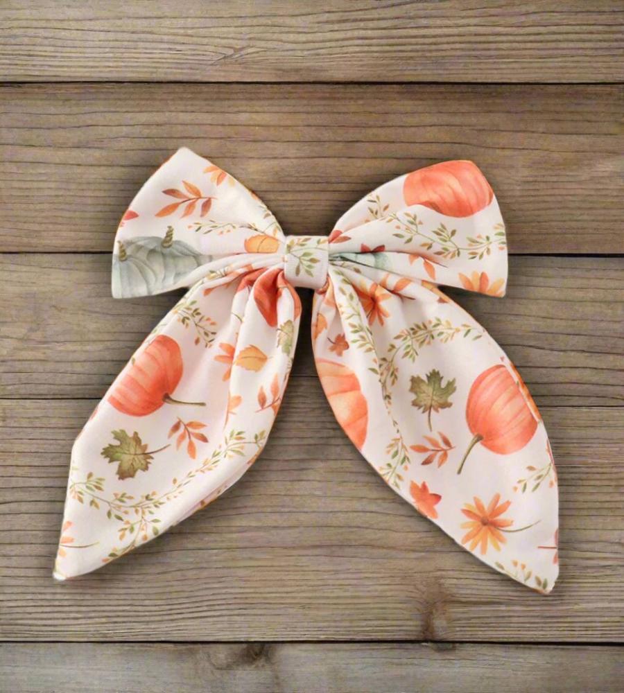 Pumpkin Hair Bow