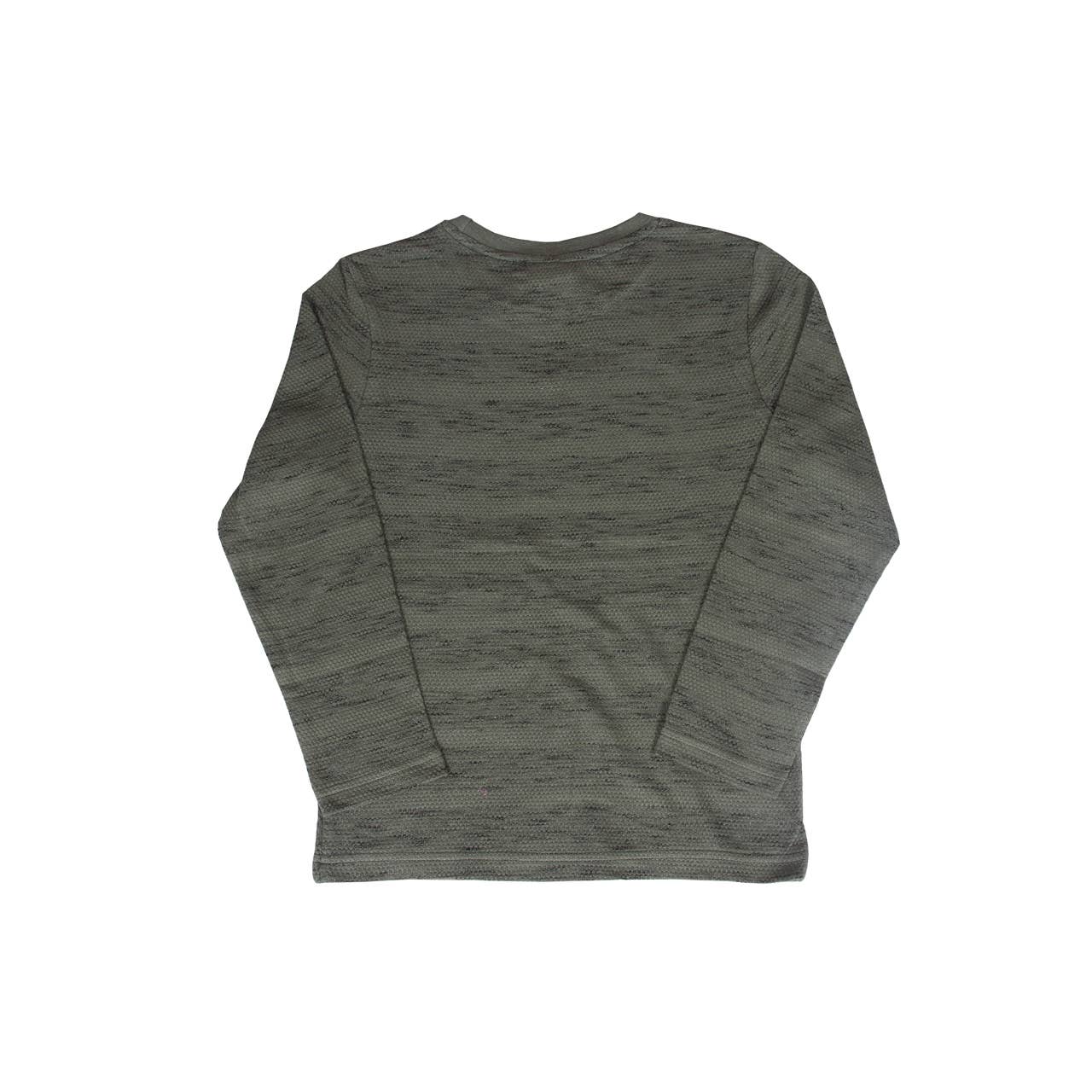 Randy Long Sleeve Textured & Striped Tee Toddler & Small Boy