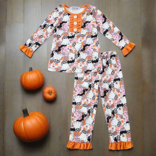 Halloween Ghost Girl Pajama Set  - 20% Off @ Checkout