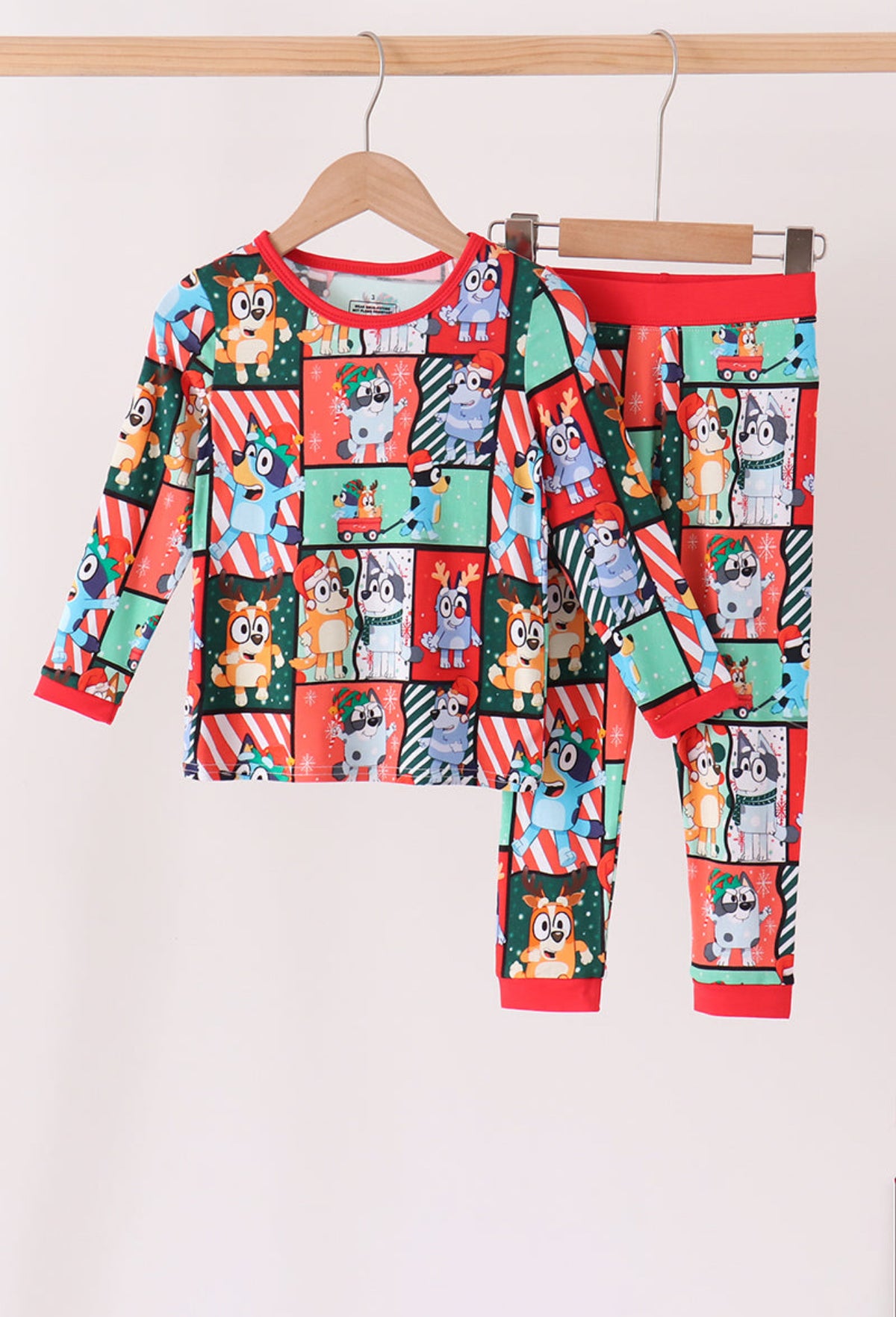 Bluey 2 piece Christmas Pajamas