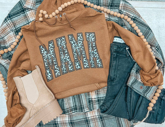 MAMA LEOPARD HOODIE