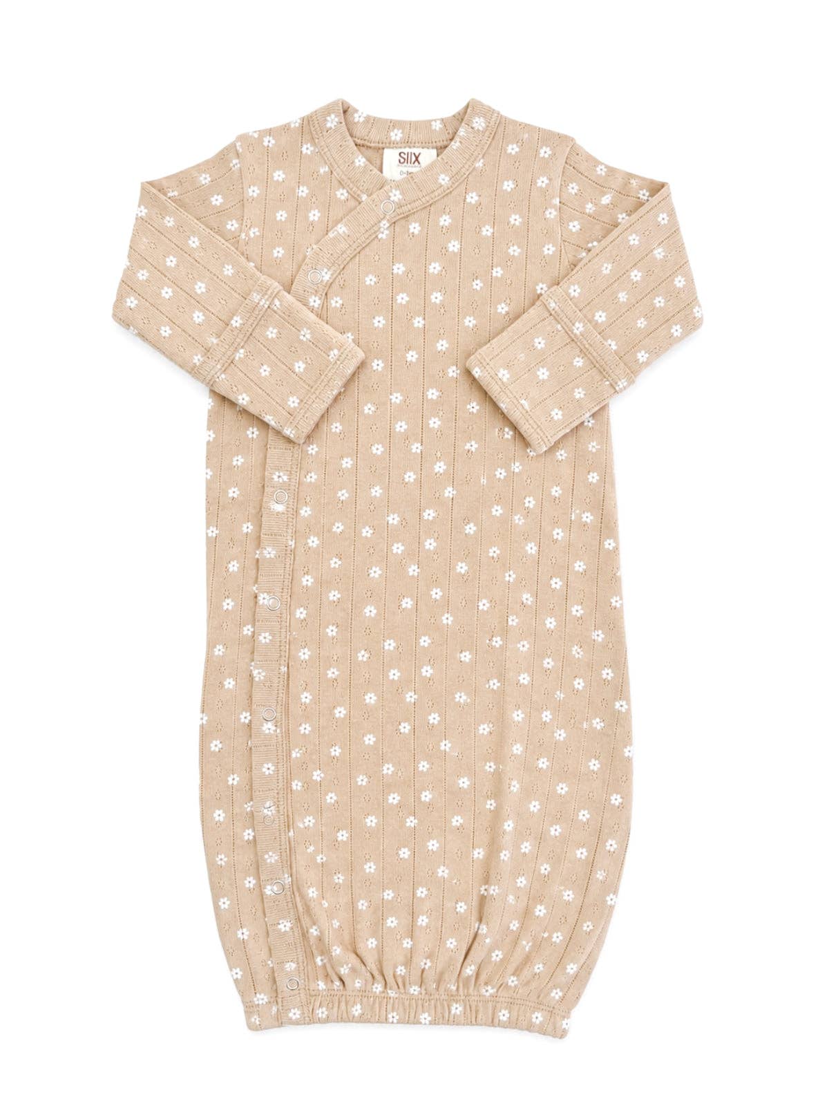 Almond Bloom / Organic Pointelle Gown