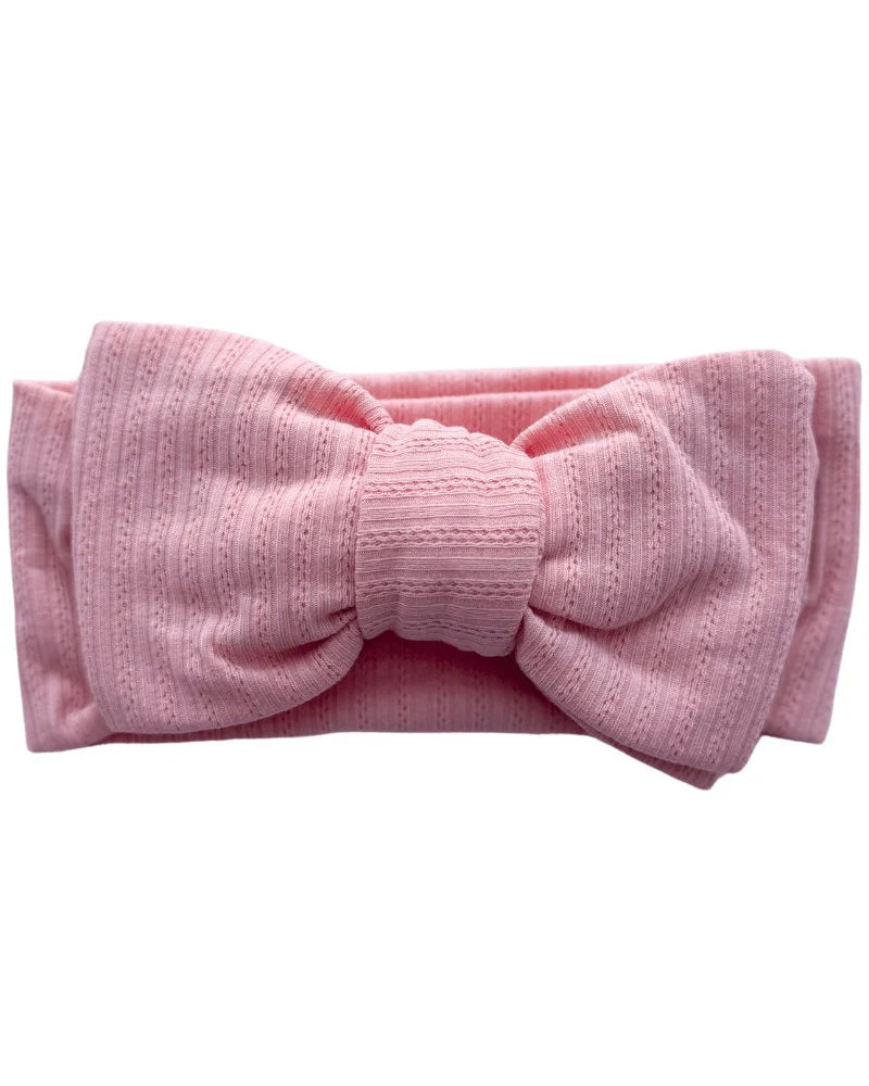 Bow Headband- Pink