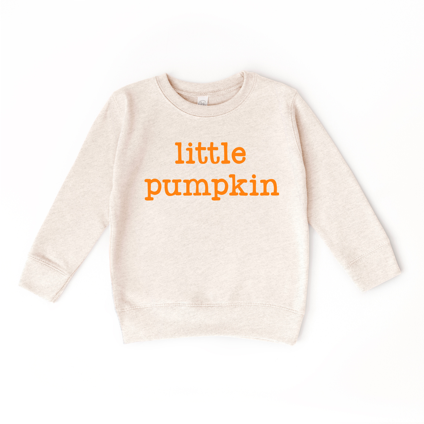 Little Pumpkin Fall Pumpkin Patch Kids Sweatshirt Toddler