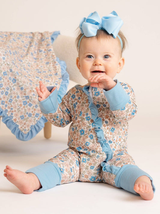 Blossom Floral Ruffle Romper - Adalynn Leanne