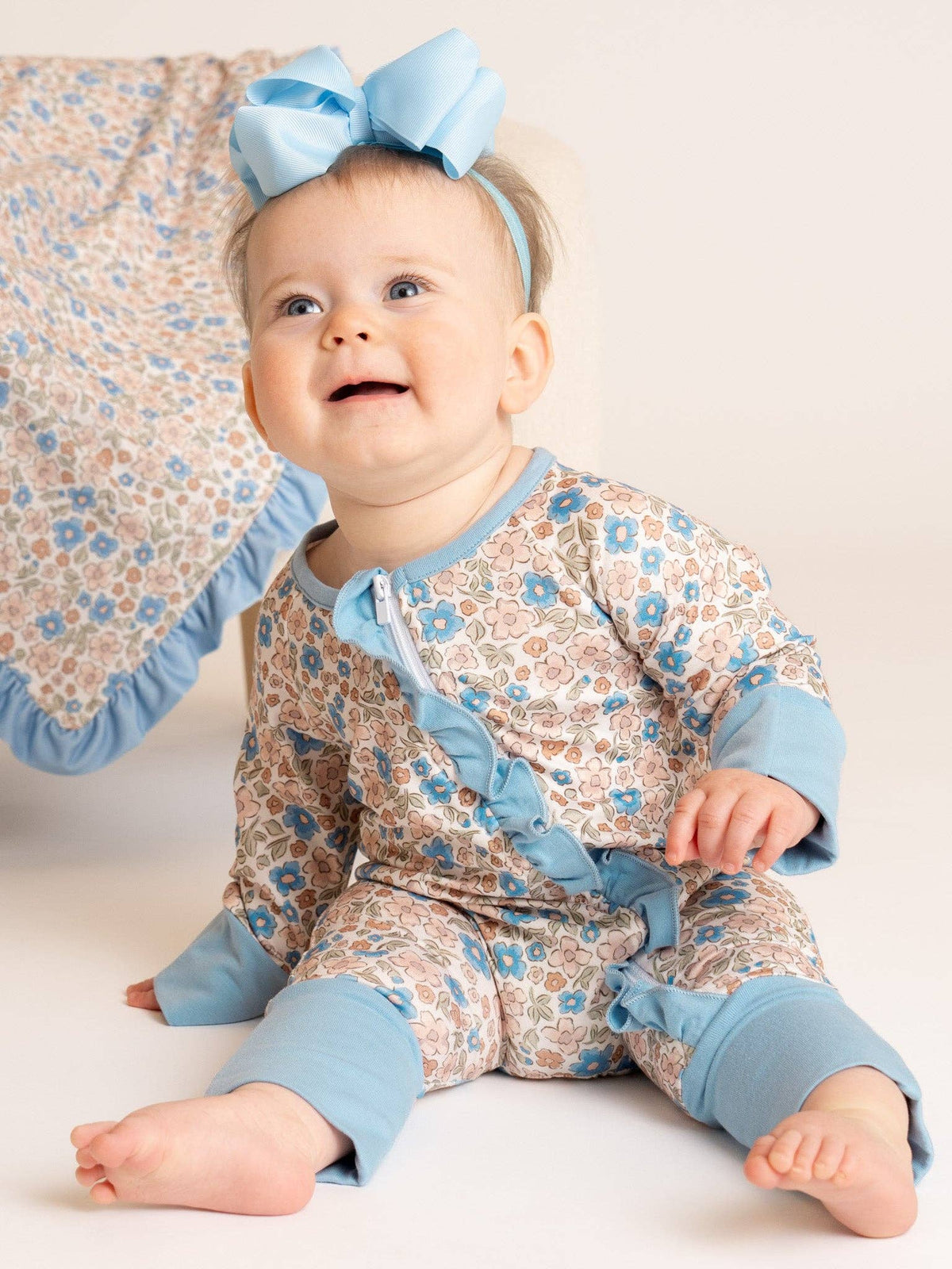 Blossom Floral Ruffle Romper - Adalynn Leanne