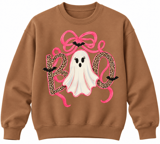 Boo Crew sweatshirt - Adalynn Leanne