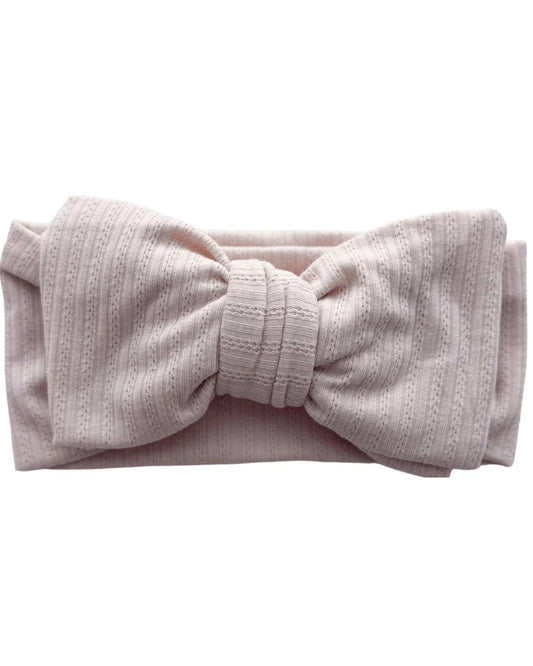 Bow Headband - Shell - Adalynn Leanne