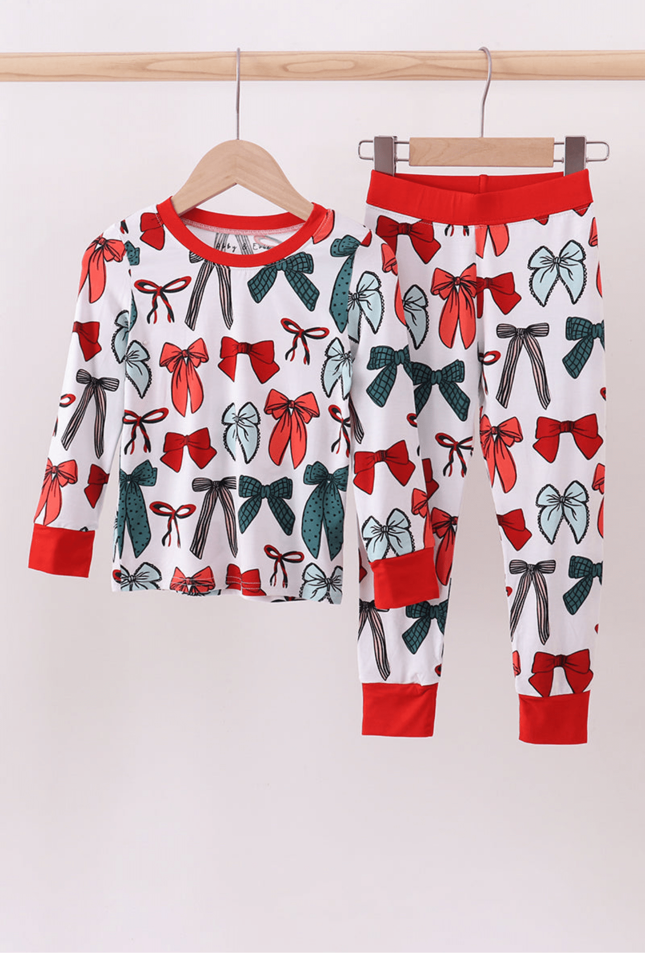 Bow pajama set - Adalynn Leanne