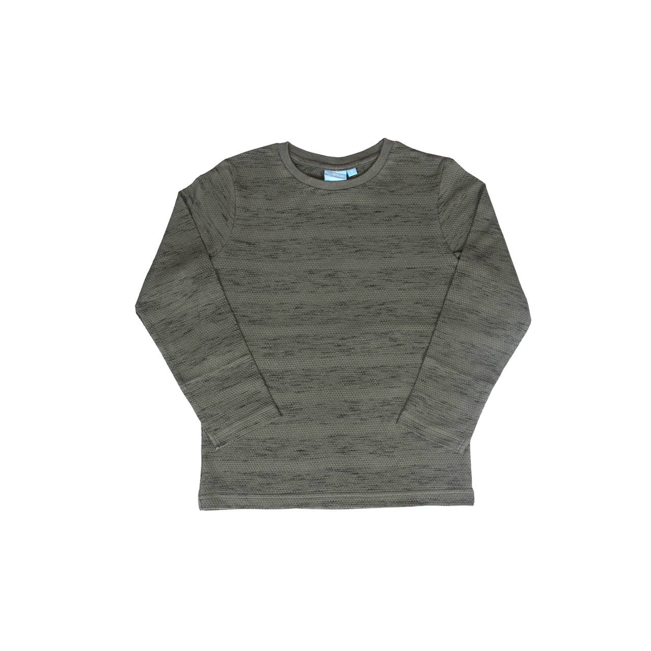 Randy Long Sleeve Textured & Striped Tee Toddler & Small Boy