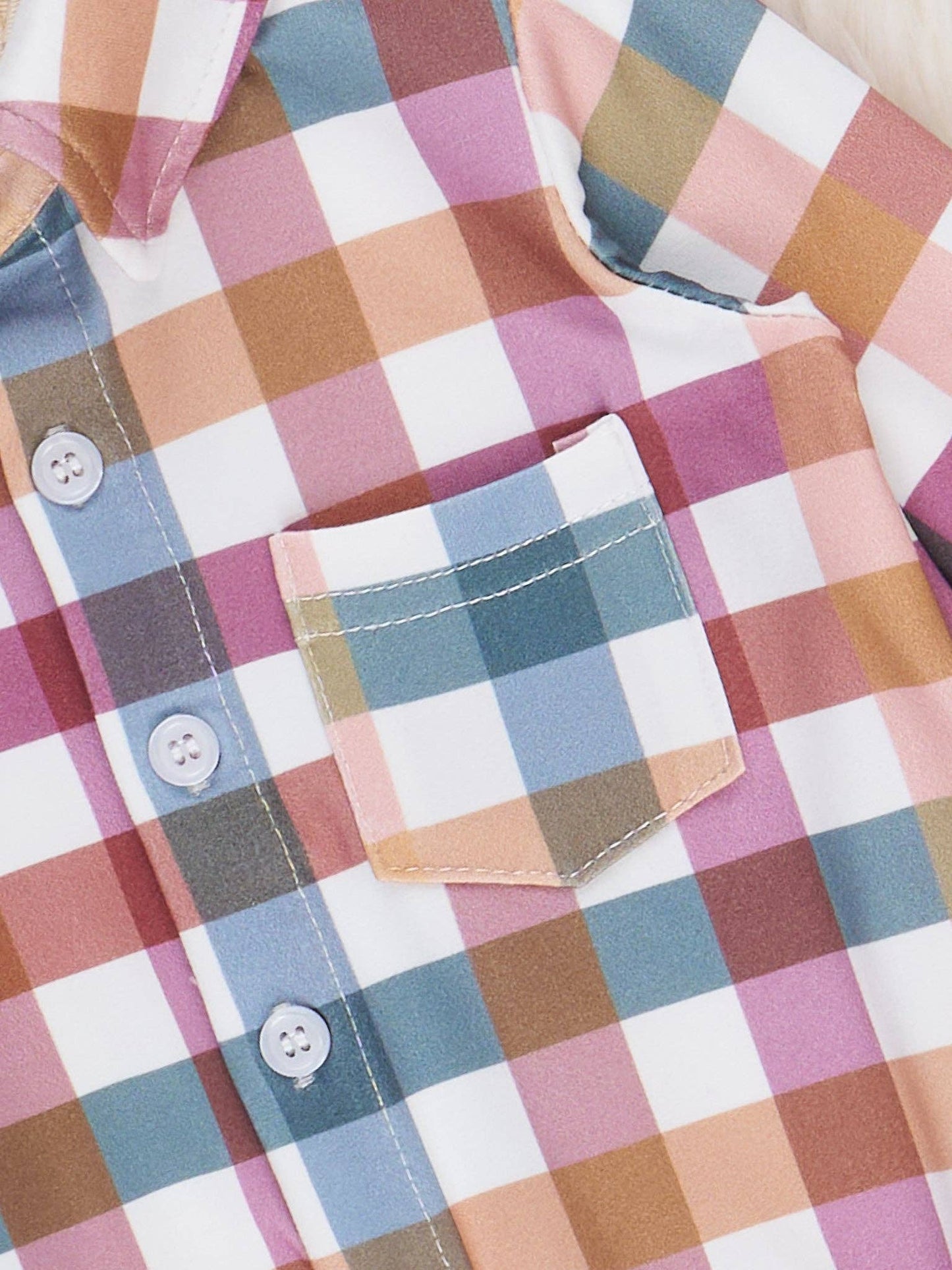 Cranberry Vintage Plaid Button Up Johnny - Adalynn Leanne