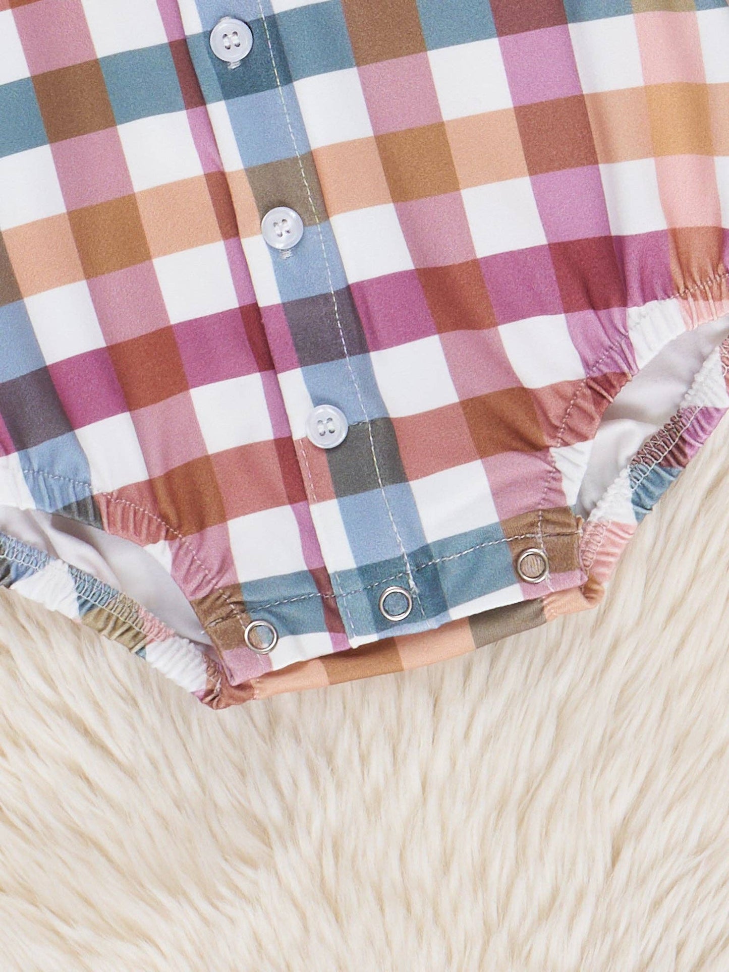 Cranberry Vintage Plaid Button Up Johnny - Adalynn Leanne