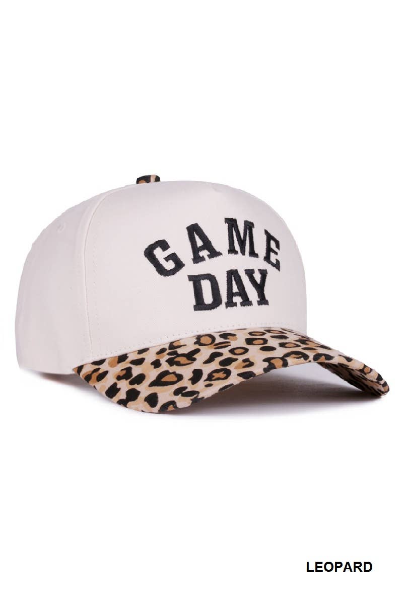 Game Day Two Tone Canvas Cotton Cap Zenana Consgt.
