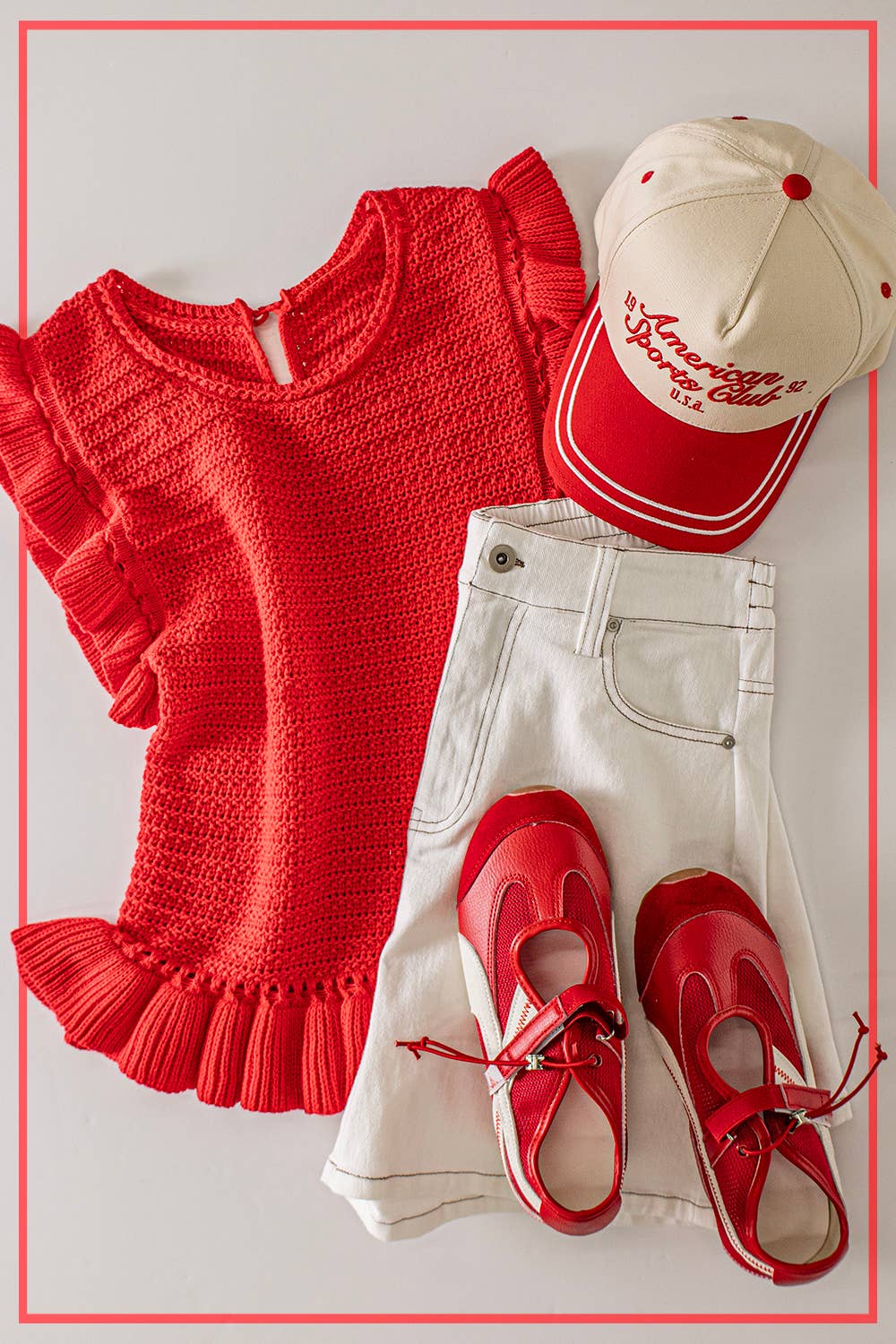 12W3640N-Ruffled Sweater Knit Top