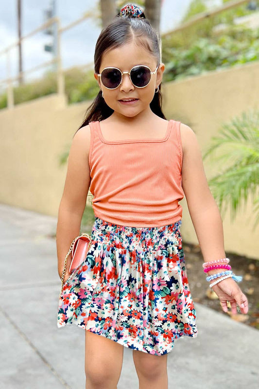 Youth Girls Skirt Set with Matching Scrunchie - Stylish and Durable Ensemble for Everyday or Special Occasions - Adalynn LeanneChildrens Clothing