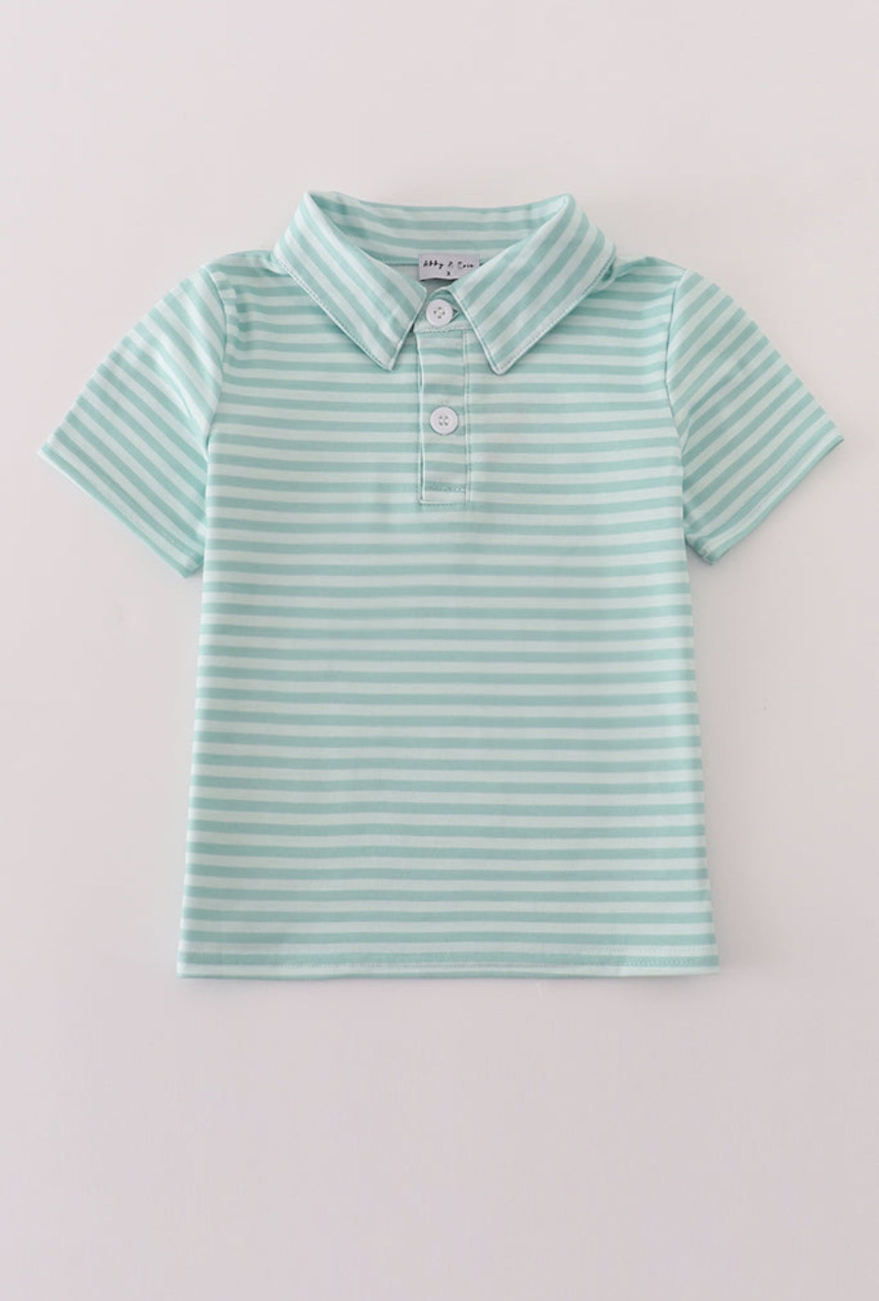 Classic Boys' Green Striped Shirt for Comfort & Versatility - Adalynn LeanneChildrens Clothing