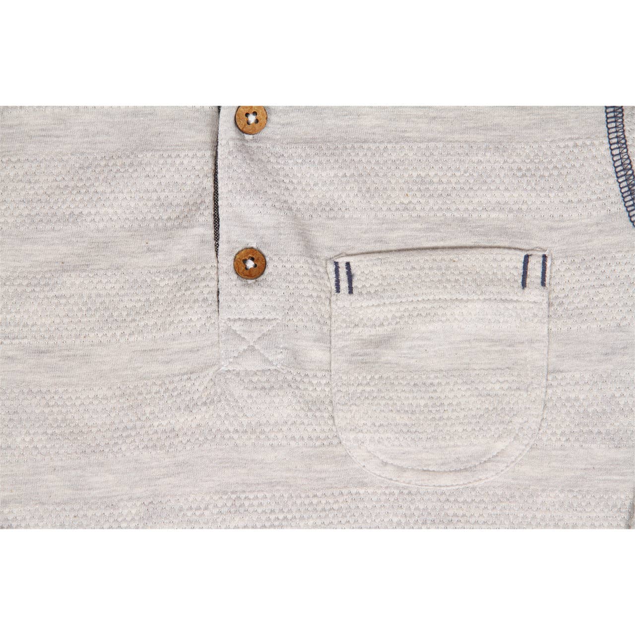 Boys Long Sleeve Henley - Textured Fabric, 2 Color Options - Adalynn LeanneChildrens Clothing
