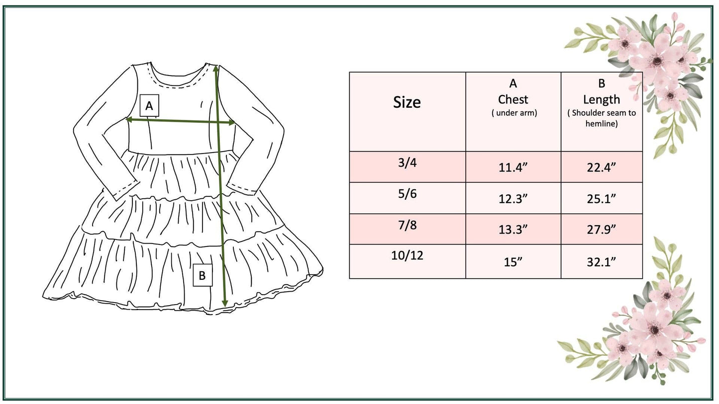 Kids Peppermint Candy Bow Holiday Swiss Dot Ruffle Dress - Adalynn Leanne