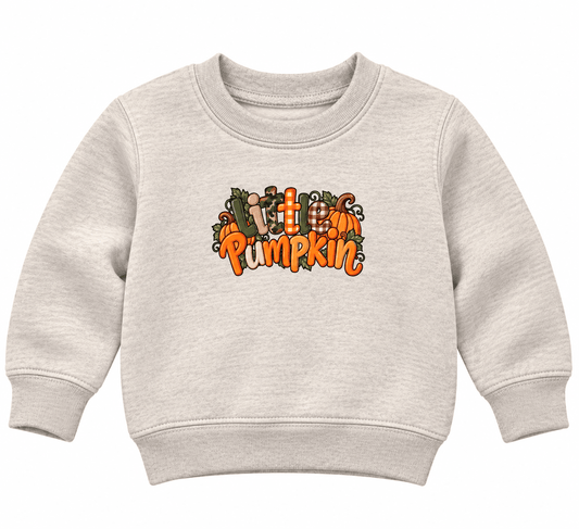Little Pumpkin Crew Sweatshirt - Adalynn Leanne