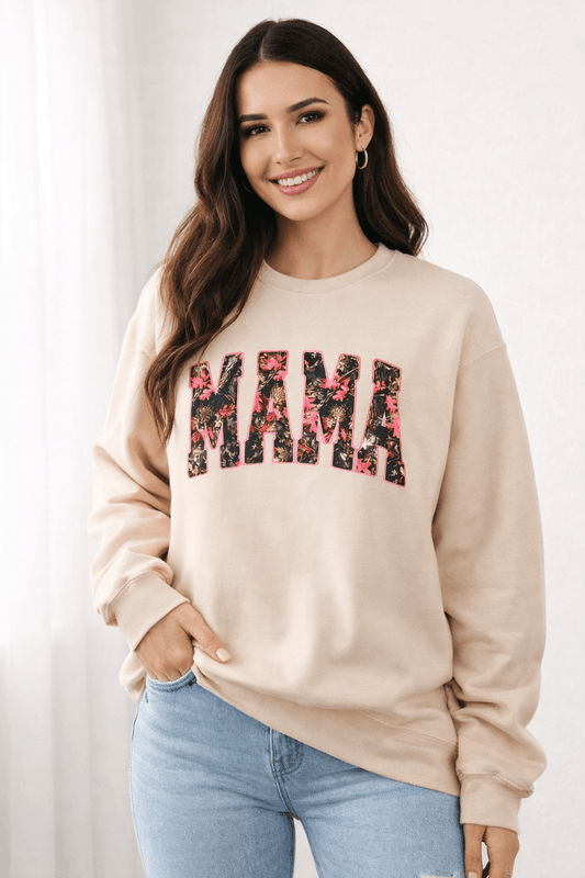 Pink Camo Crewneck Sweatshirt: Comfort & Style Combined - Adalynn LeanneWomen Clothing