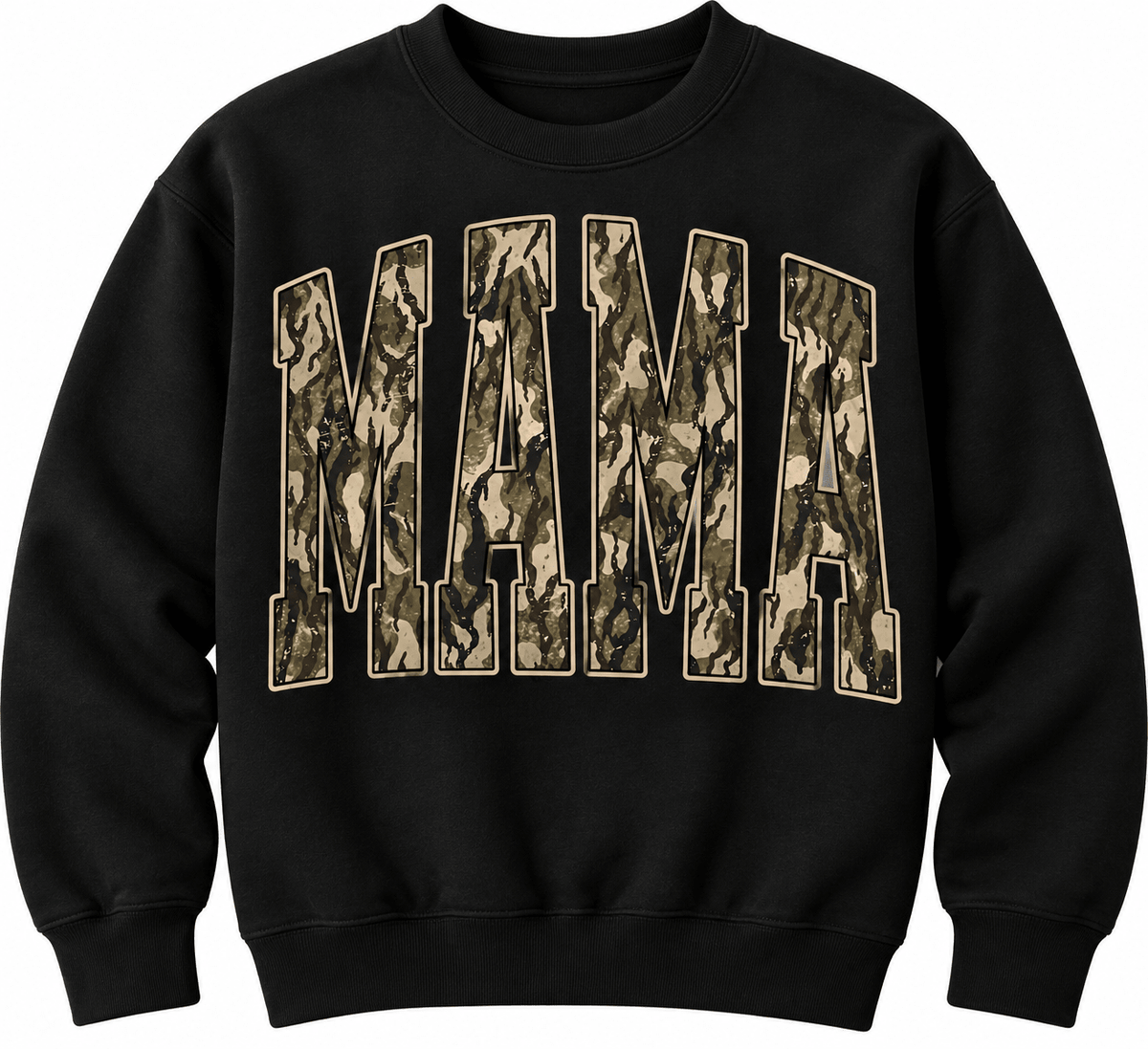 MAMA Camo Crewneck Sweatshirt - Adalynn Leanne