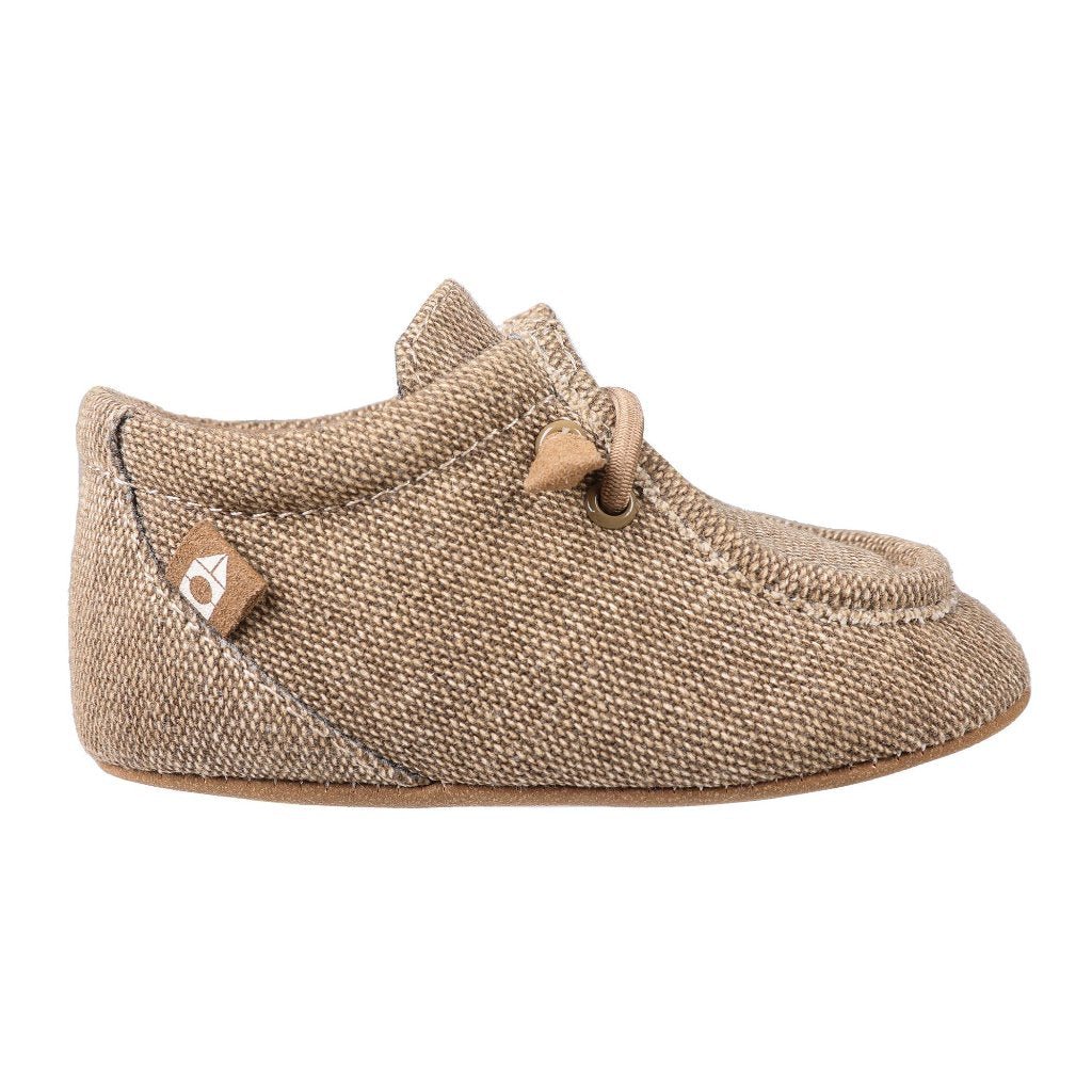 Parker Crib Boys (Soft Sole) - Khaki - Adalynn Leanne