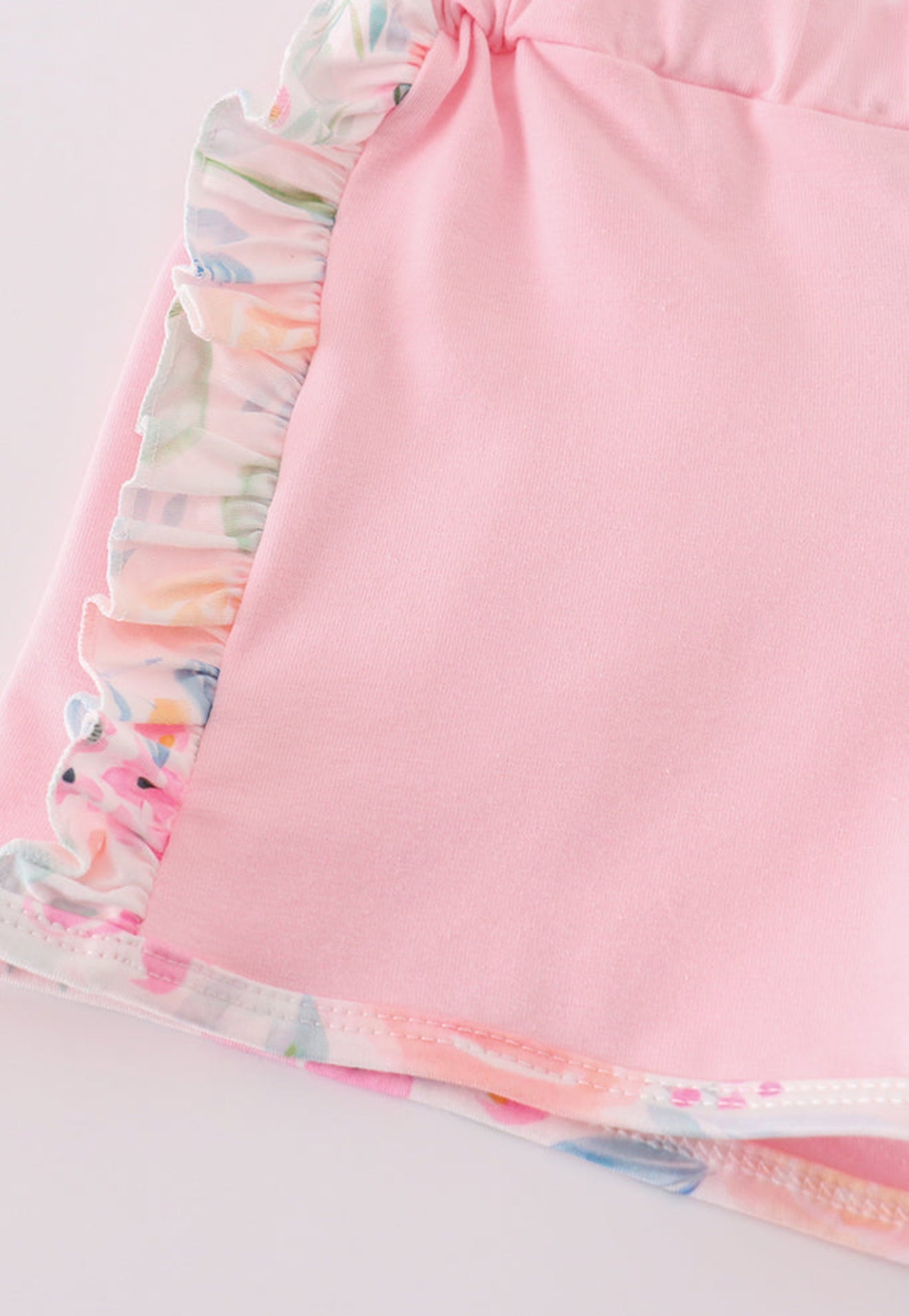 Pink Pastel Meadow Short Set - Adalynn Leanne