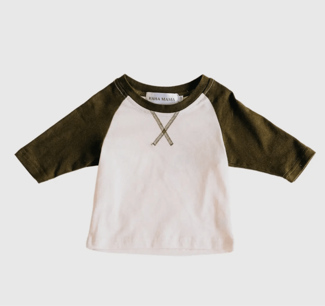 Raglan Baseball Tee - Green - Adalynn Leanne