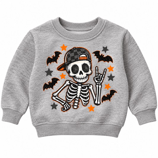 Skeleton Halloween Sweatshirt - Adalynn Leanne