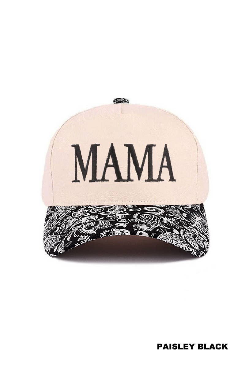 `Two Tone Canvas Baseball Cap - Adalynn Leanne