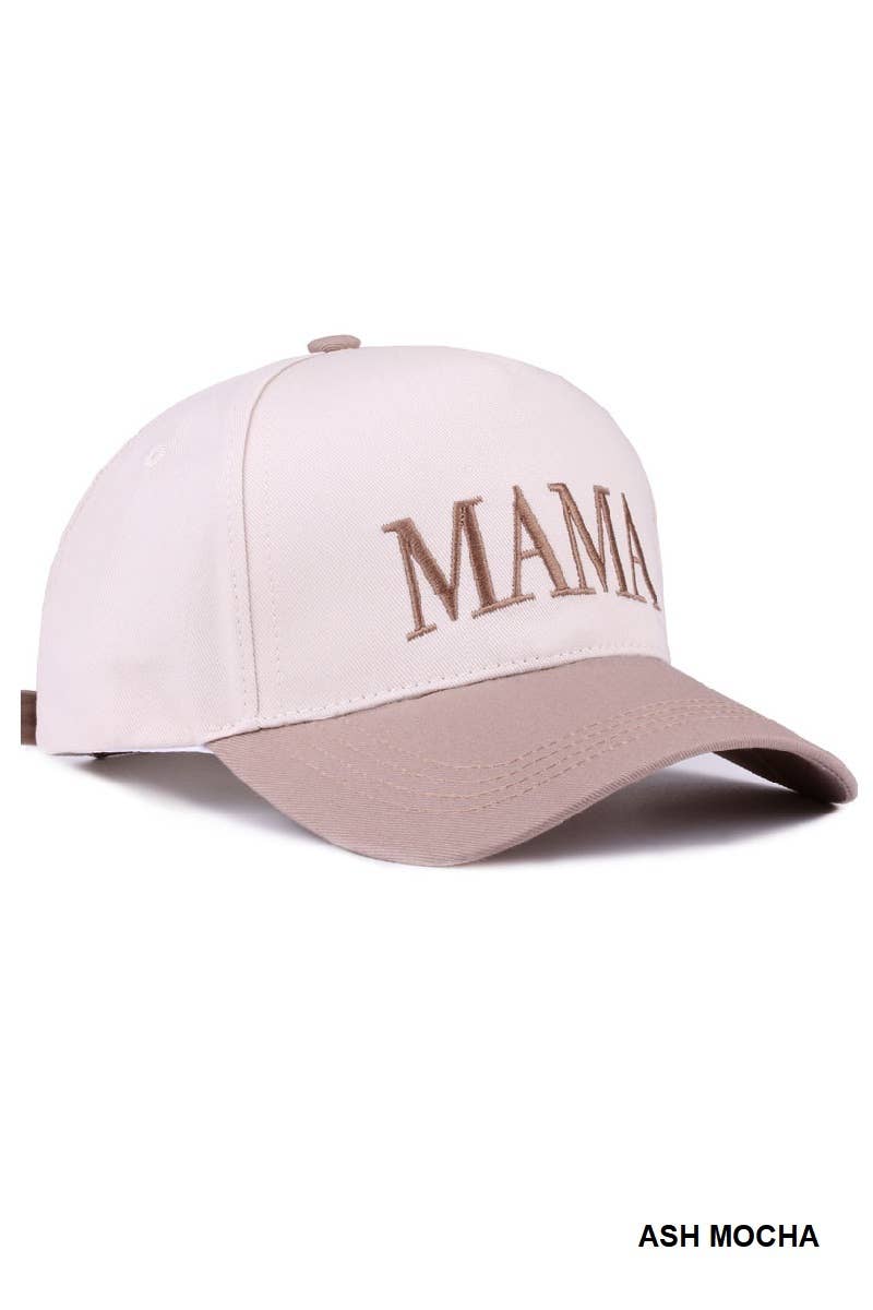 `Two Tone Canvas Baseball Cap - Adalynn Leanne