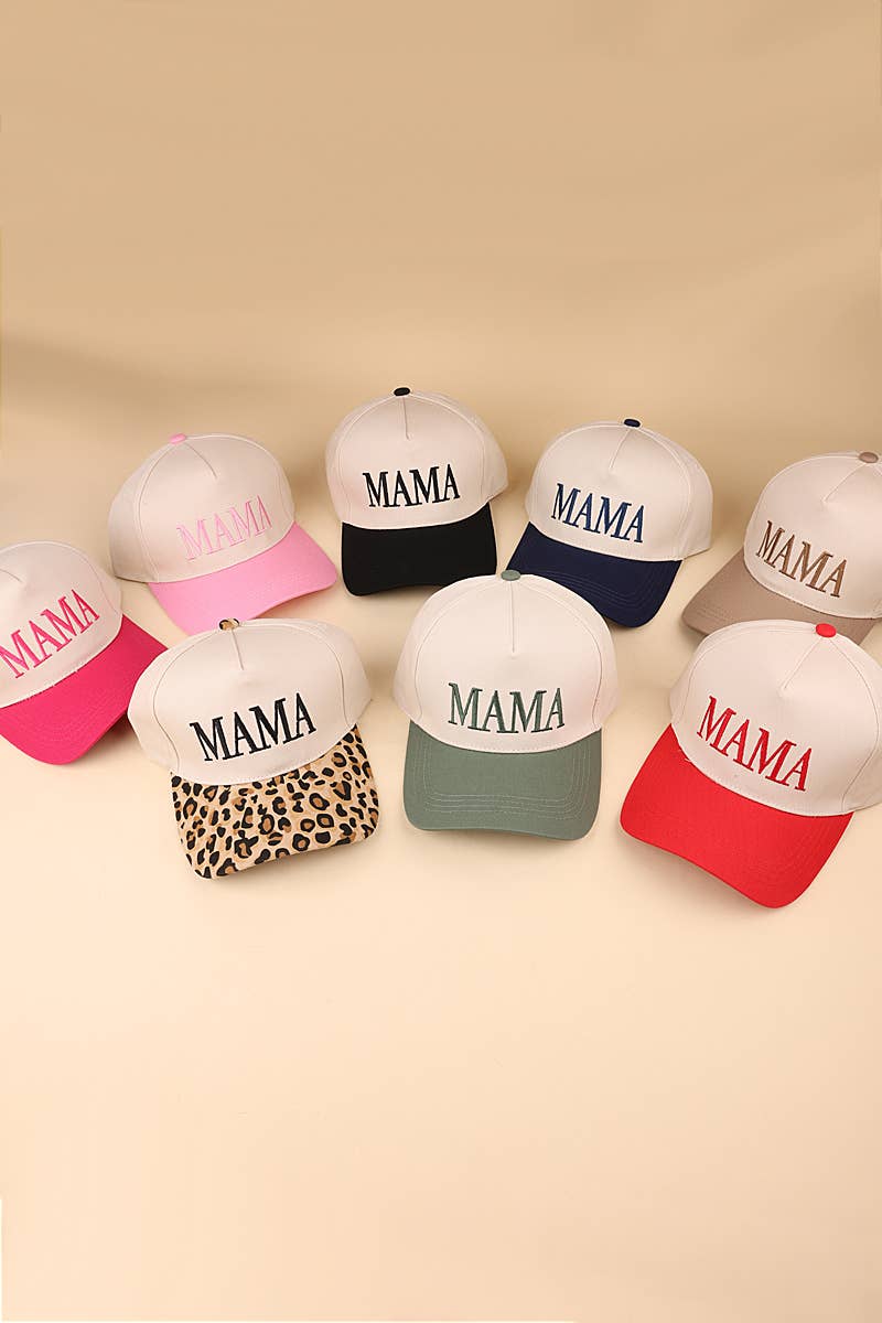`Two Tone Canvas Baseball Cap - Adalynn Leanne