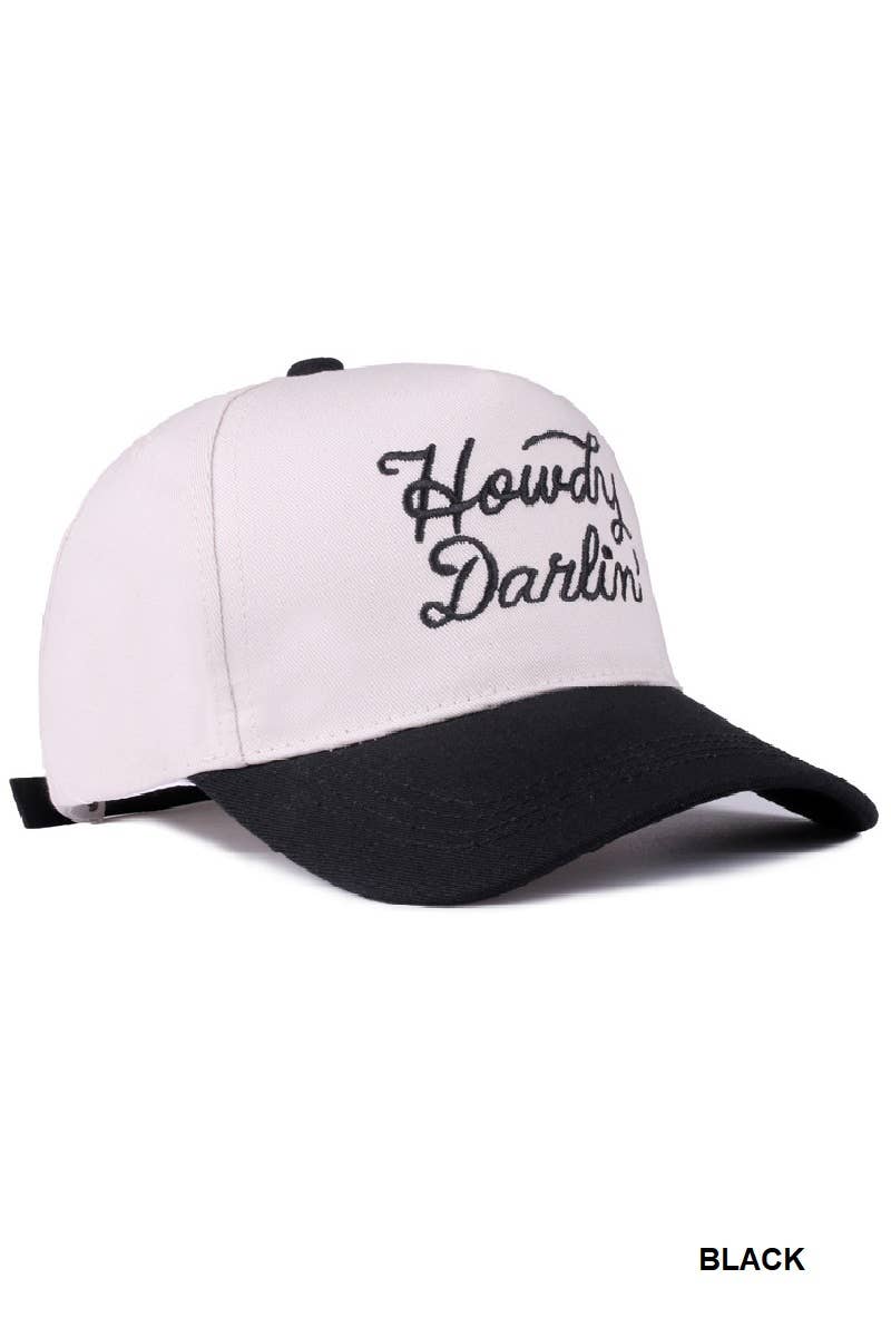 `Two Tone Canvas Baseball Cap - Adalynn Leanne