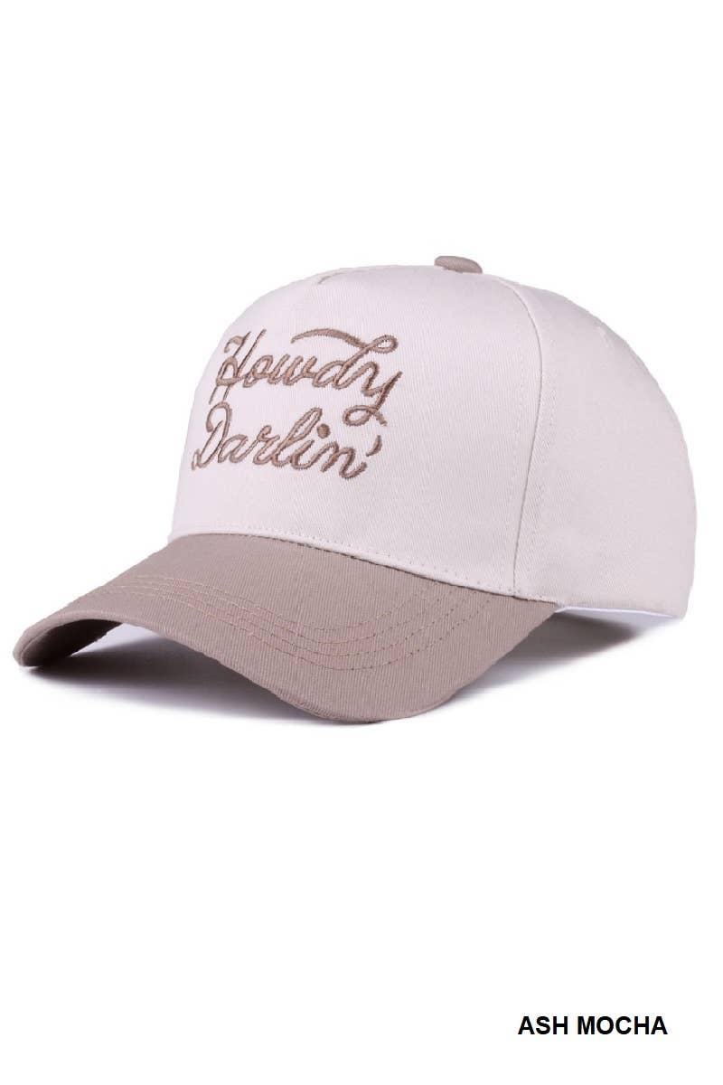 `Two Tone Canvas Baseball Cap - Adalynn Leanne