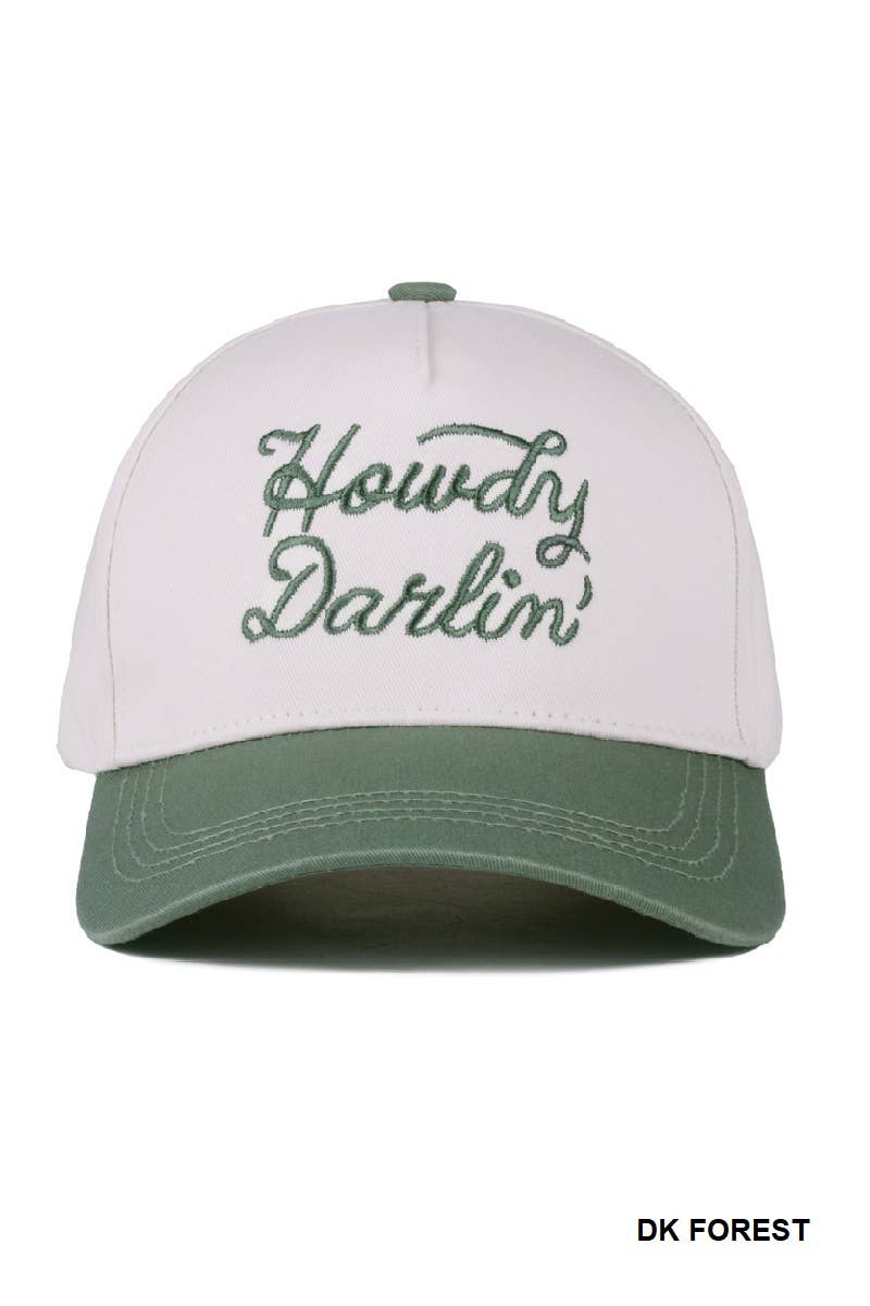 `Two Tone Canvas Baseball Cap - Adalynn Leanne