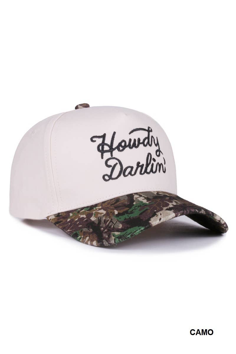 `Two Tone Canvas Baseball Cap - Adalynn Leanne