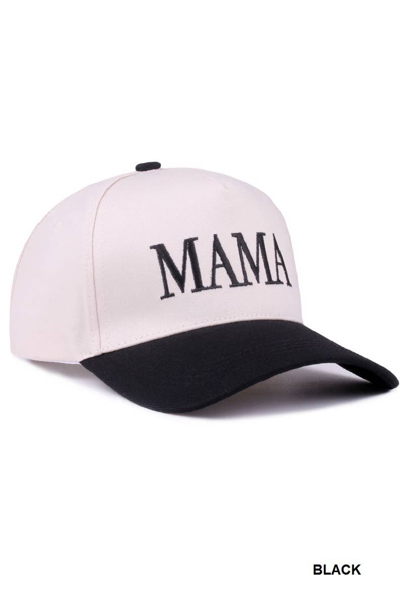 `Two Tone Canvas Baseball Cap - Adalynn Leanne