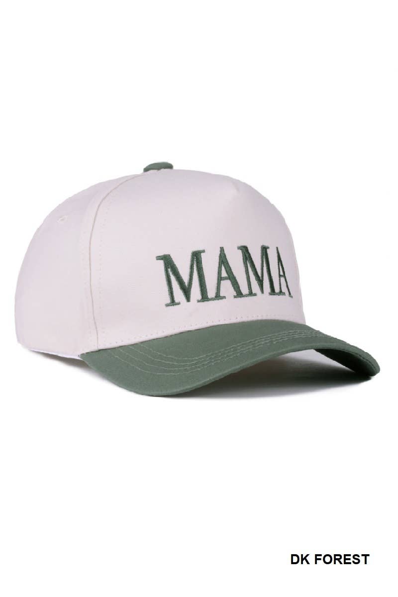`Two Tone Canvas Baseball Cap - Adalynn Leanne