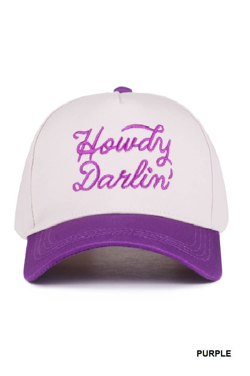 `Two Tone Canvas Baseball Cap - Adalynn Leanne