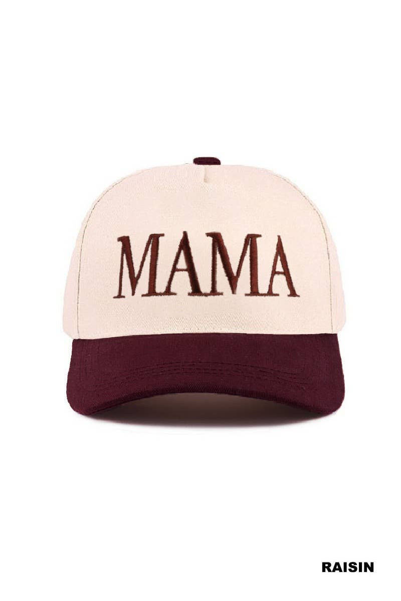 `Two Tone Canvas Baseball Cap - Adalynn Leanne