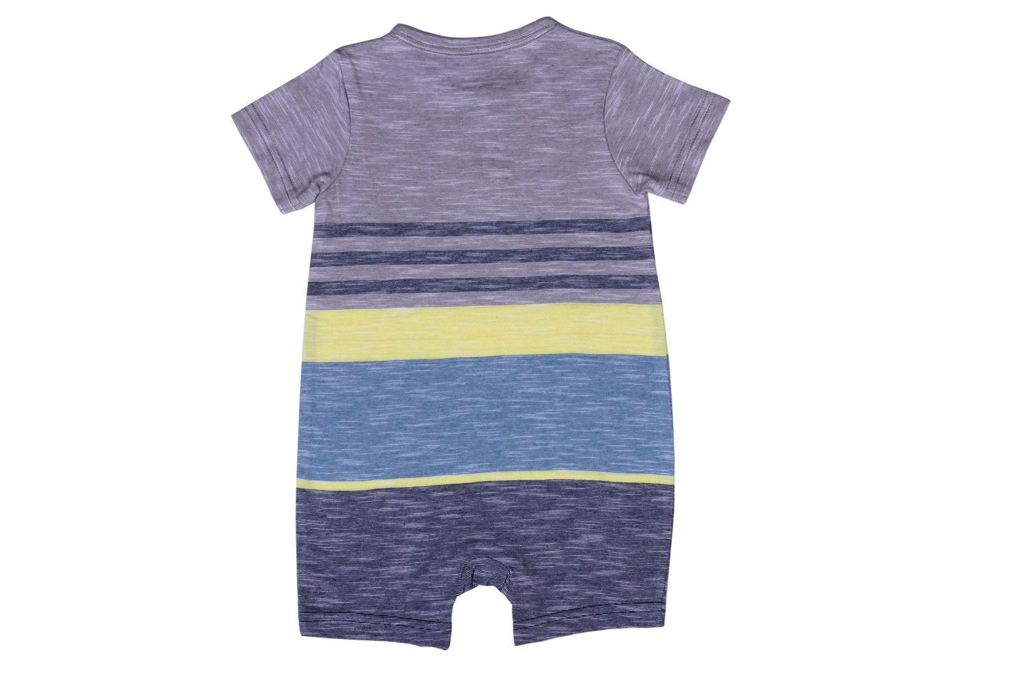 Yarn Dye Striped Henley Romper - Baby - Adalynn Leanne